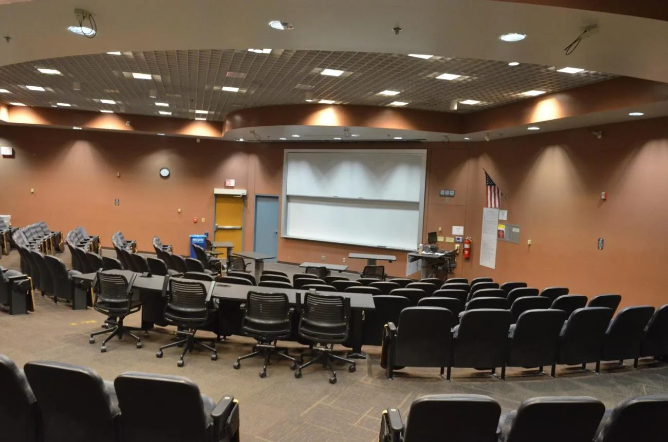 Primary view of the hall. Teaching Hall